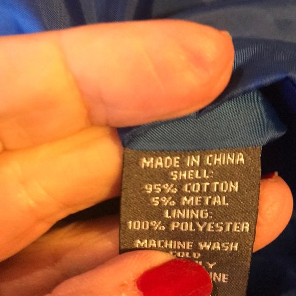 Royal Blue 14 Vince Camuto Rain Jacket/Jacket 🌂❤️ - Picture 8 of 8